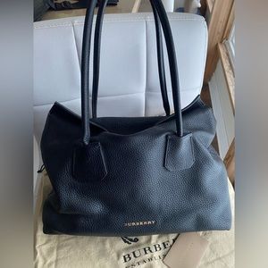 Burberry Black Leather Bag